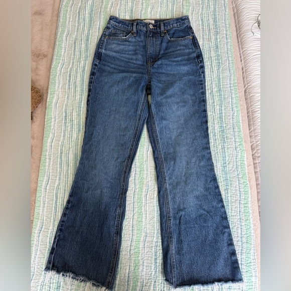 Pacific Sunwear Blue Flare Wide Leg Jeans - Picture 1 of 5
